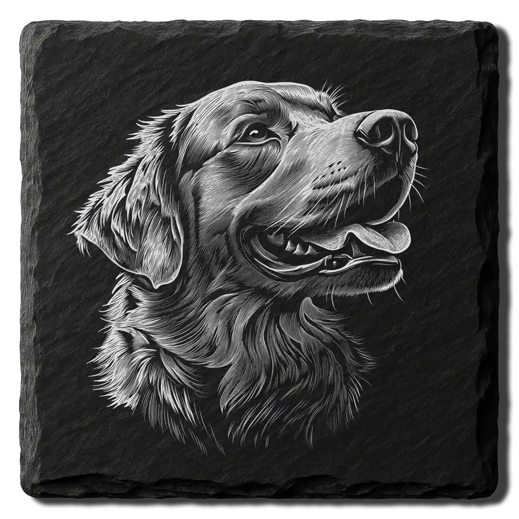 golden-retriever-laser-engraving-slate