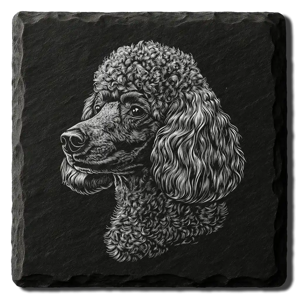 poodle-laser-engraving-slate