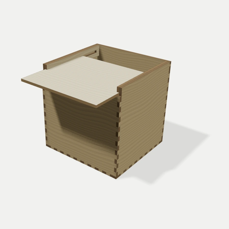 Sliding Lid Box