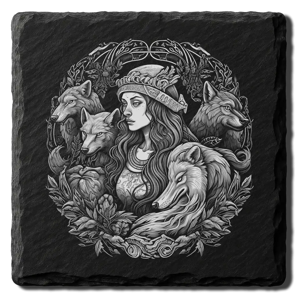 wolves-queen-laser-engraving-slate